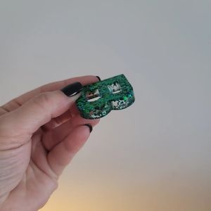 Custom Keychains, comes with lobster clasp and ring.